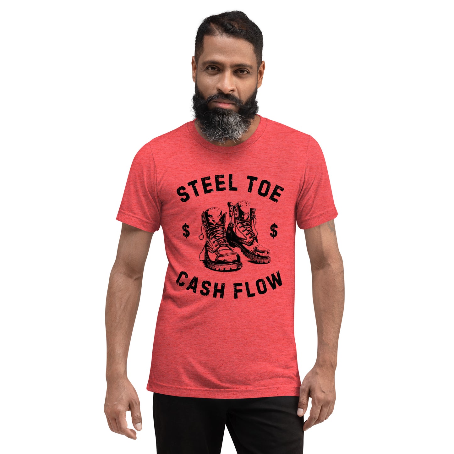 Steel Toe Blue Collar Worker Cash Flow, Short sleeve t-shirt