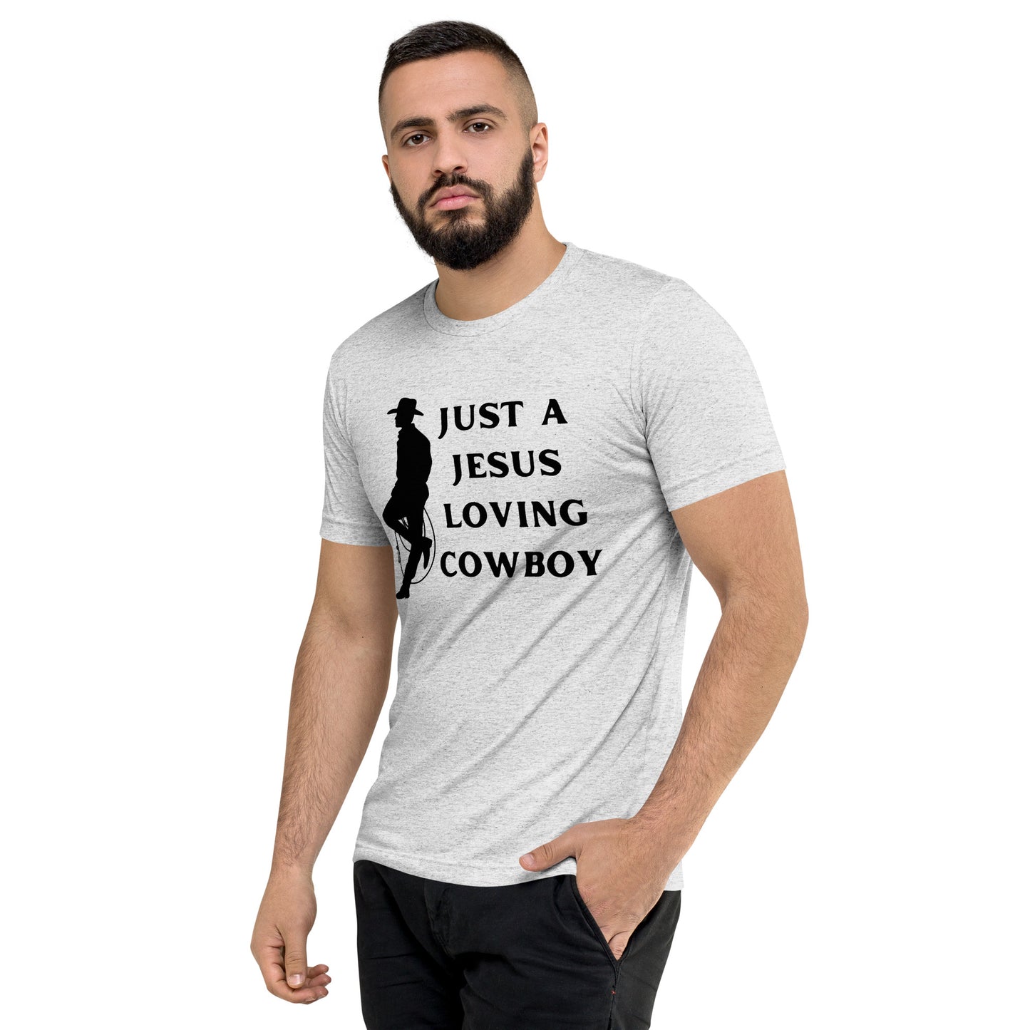 Just a Jesus Loving Cowboy Short sleeve t-shirt