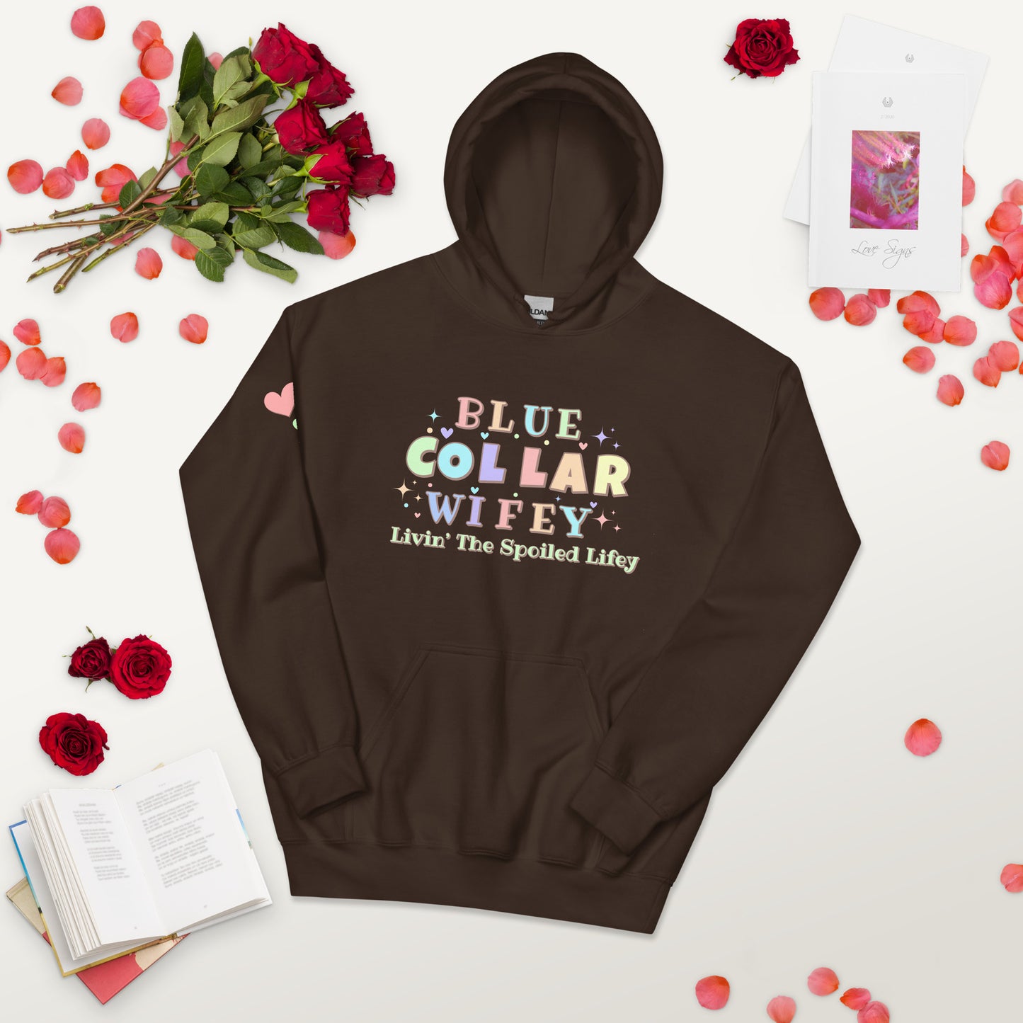 Spoiled Blue Collar Wife Unisex Hoodie