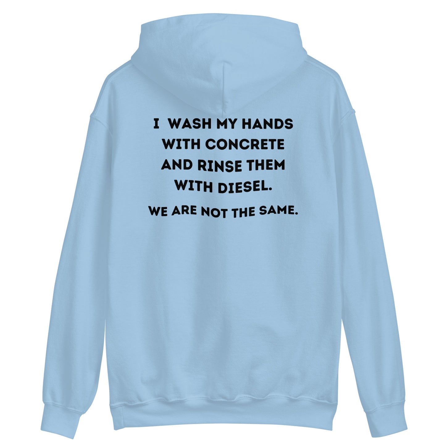 Blue Collar Boys Soft Hands Funny Diesel Worker Unisex Hoodie