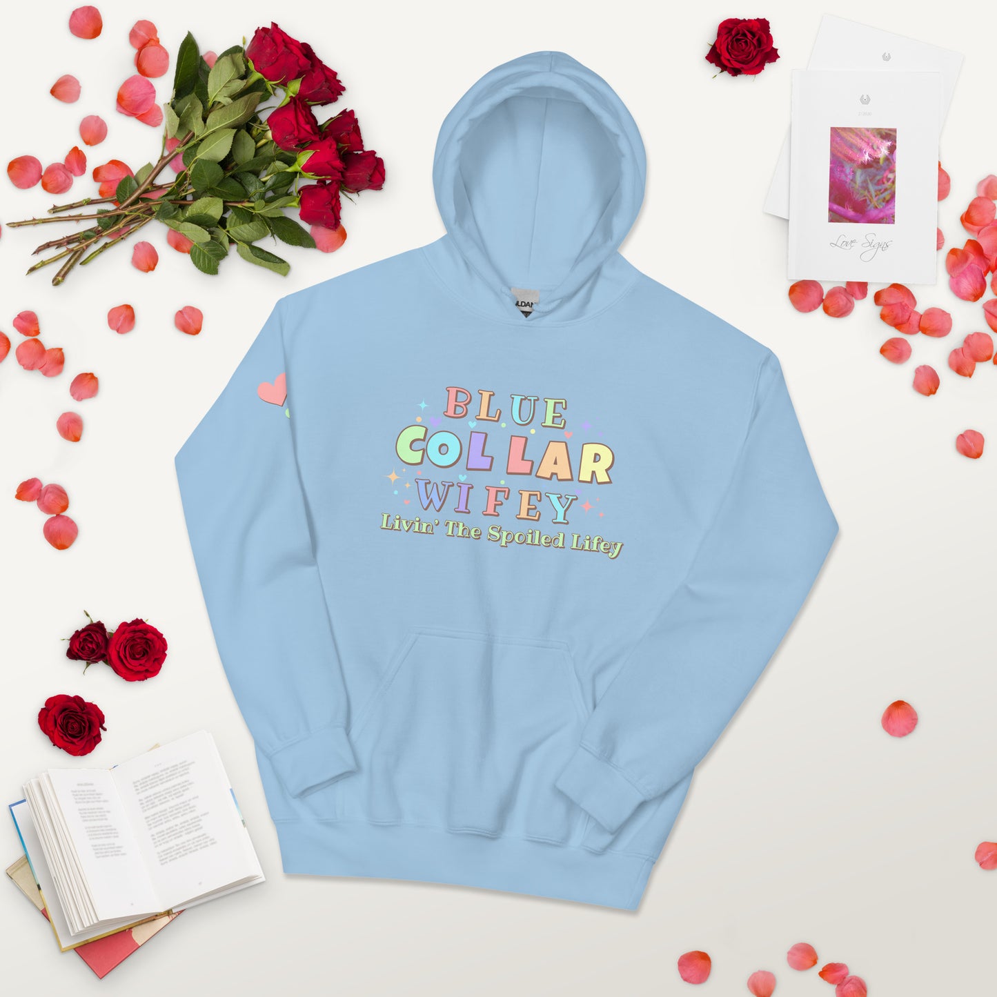 Spoiled Blue Collar Wife Unisex Hoodie