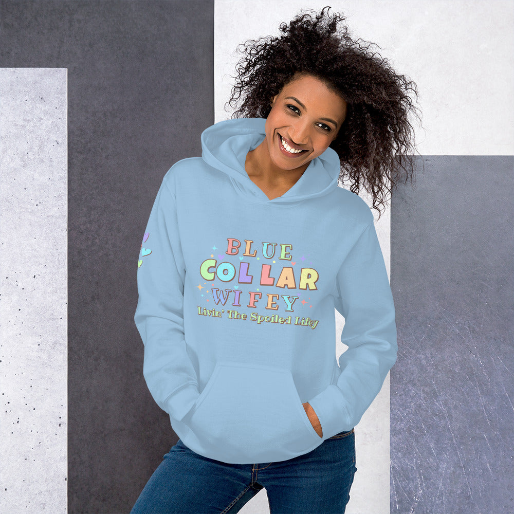 Spoiled Blue Collar Wife Unisex Hoodie