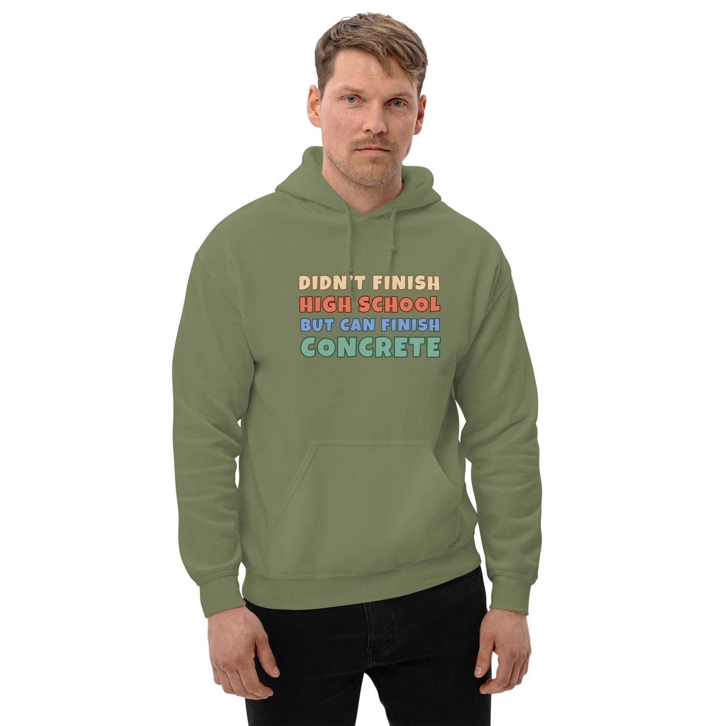 Blue Collar Worker, Cement Mason, Construction Worker, Cement Pourer Laborer Unisex Hoodie