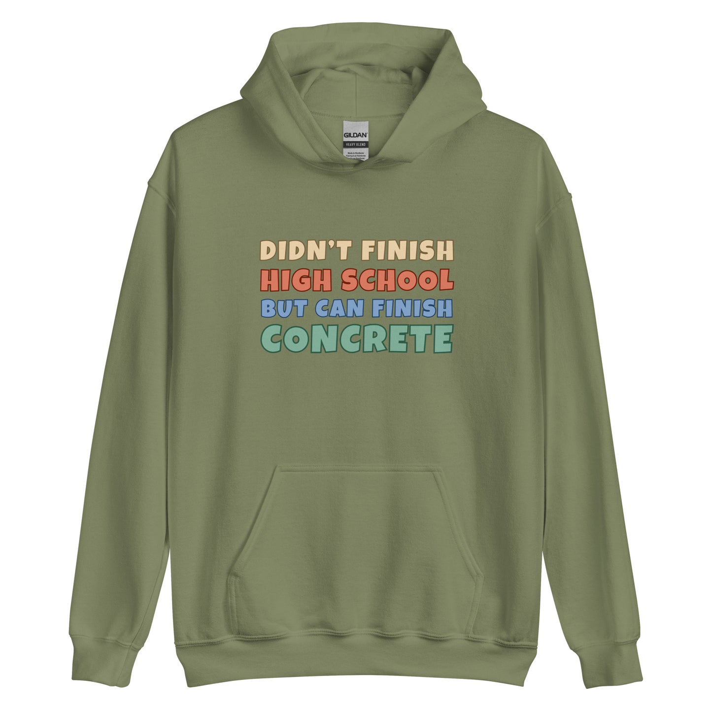 Blue Collar Worker, Cement Mason, Construction Worker, Cement Pourer Laborer Unisex Hoodie