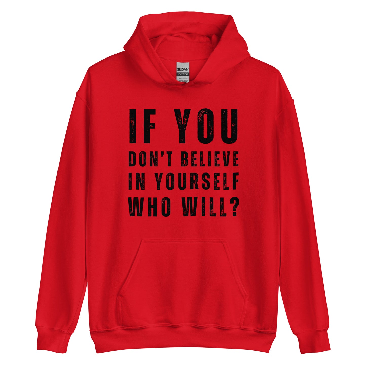 Believe In Yourself Positive Motivational Quotes, Keep Going, Unisex Hoodie