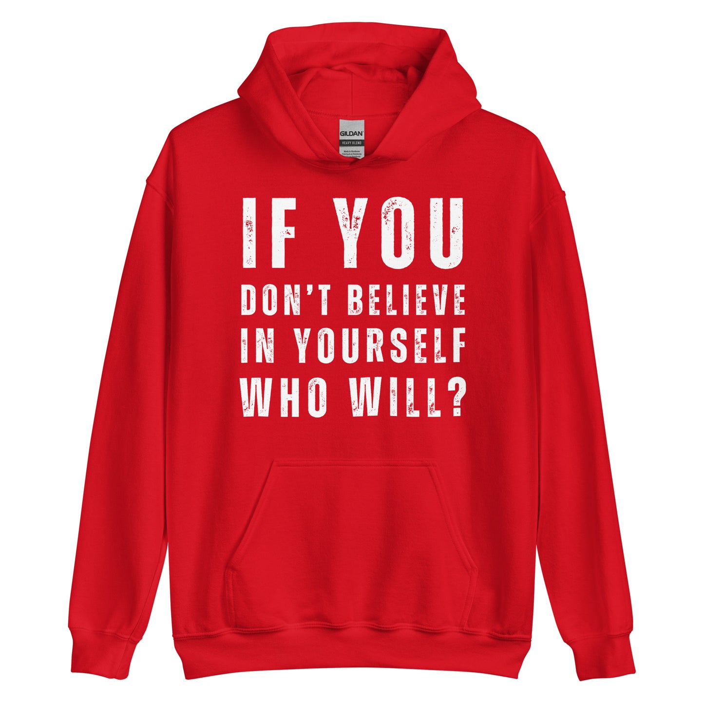 Believe In Yourself Positive Motivational Quotes, Keep Going, Unisex Hoodie