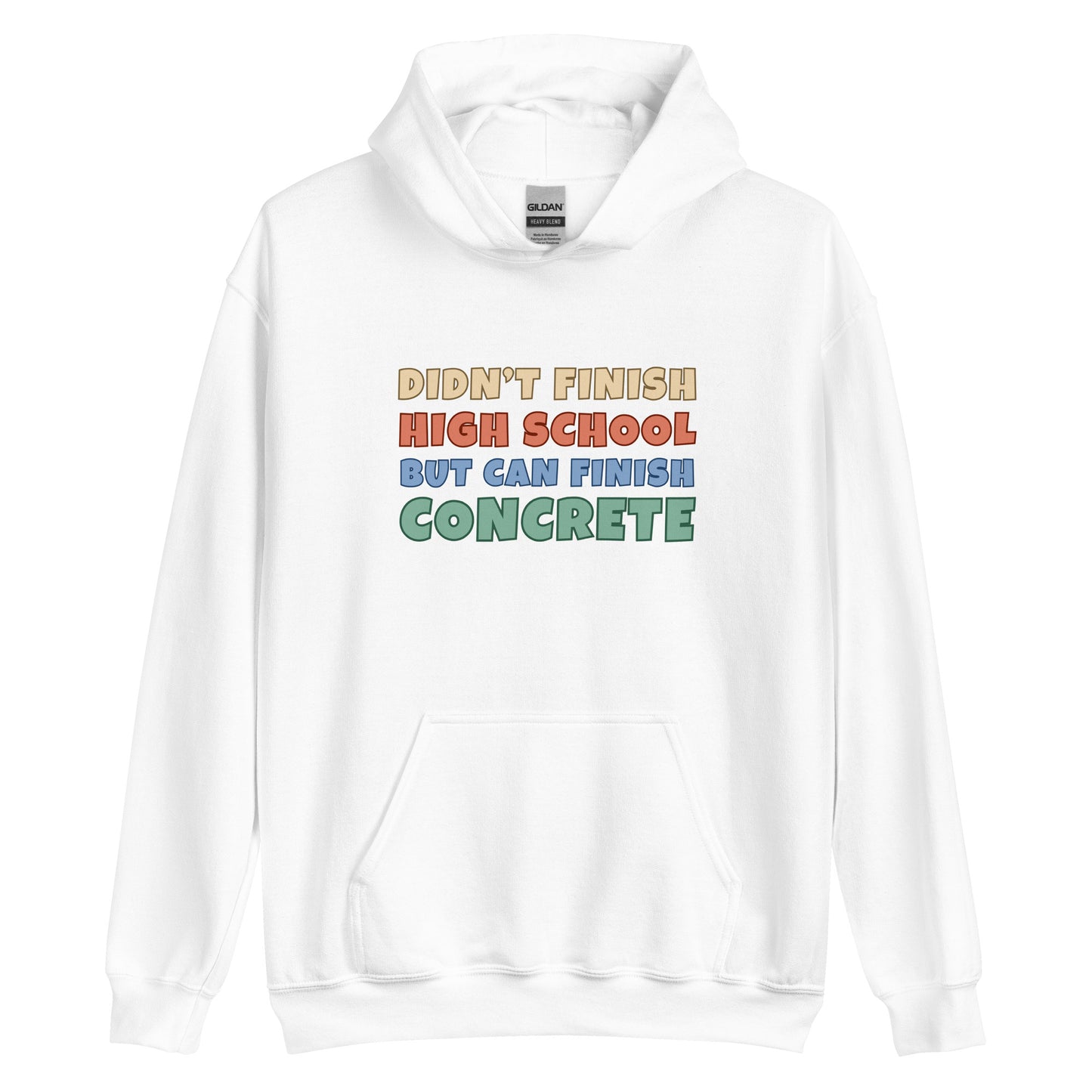 Blue Collar Worker, Cement Mason, Construction Worker, Cement Pourer Laborer Unisex Hoodie