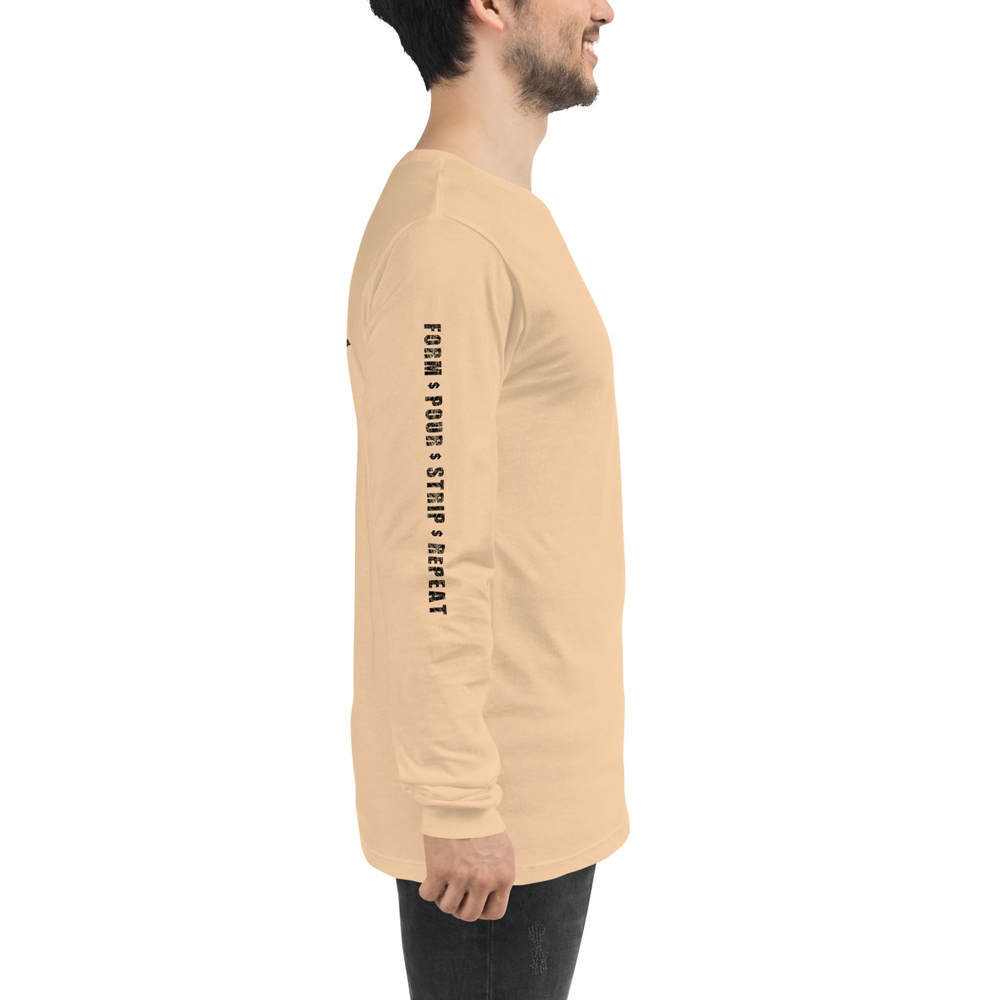 Steel Toe Cash Flow, Concrete Worker, Proud Blue Collar Construction Unisex Long Sleeve Tee