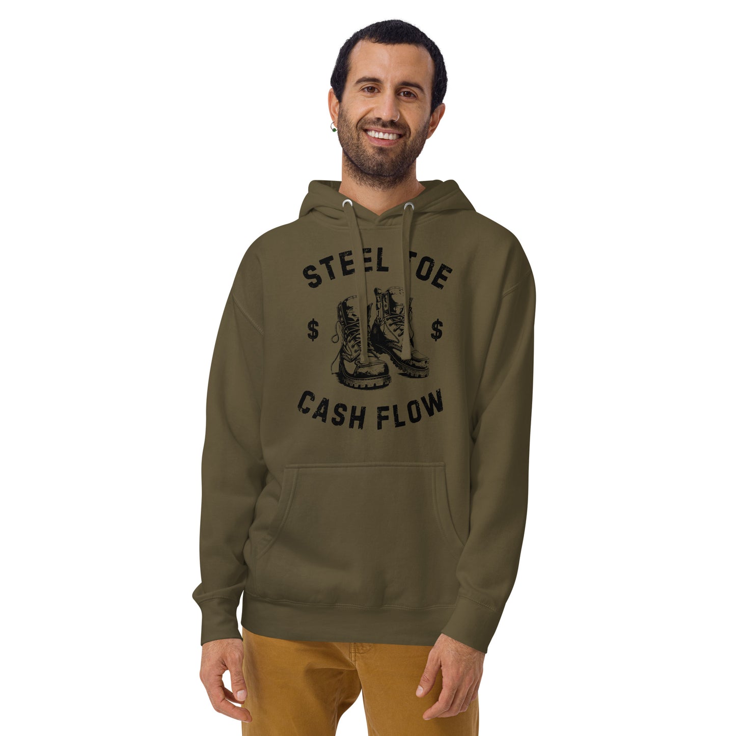 Steel Toe Blue Collar Worker Cash Flow, Unisex Hoodie