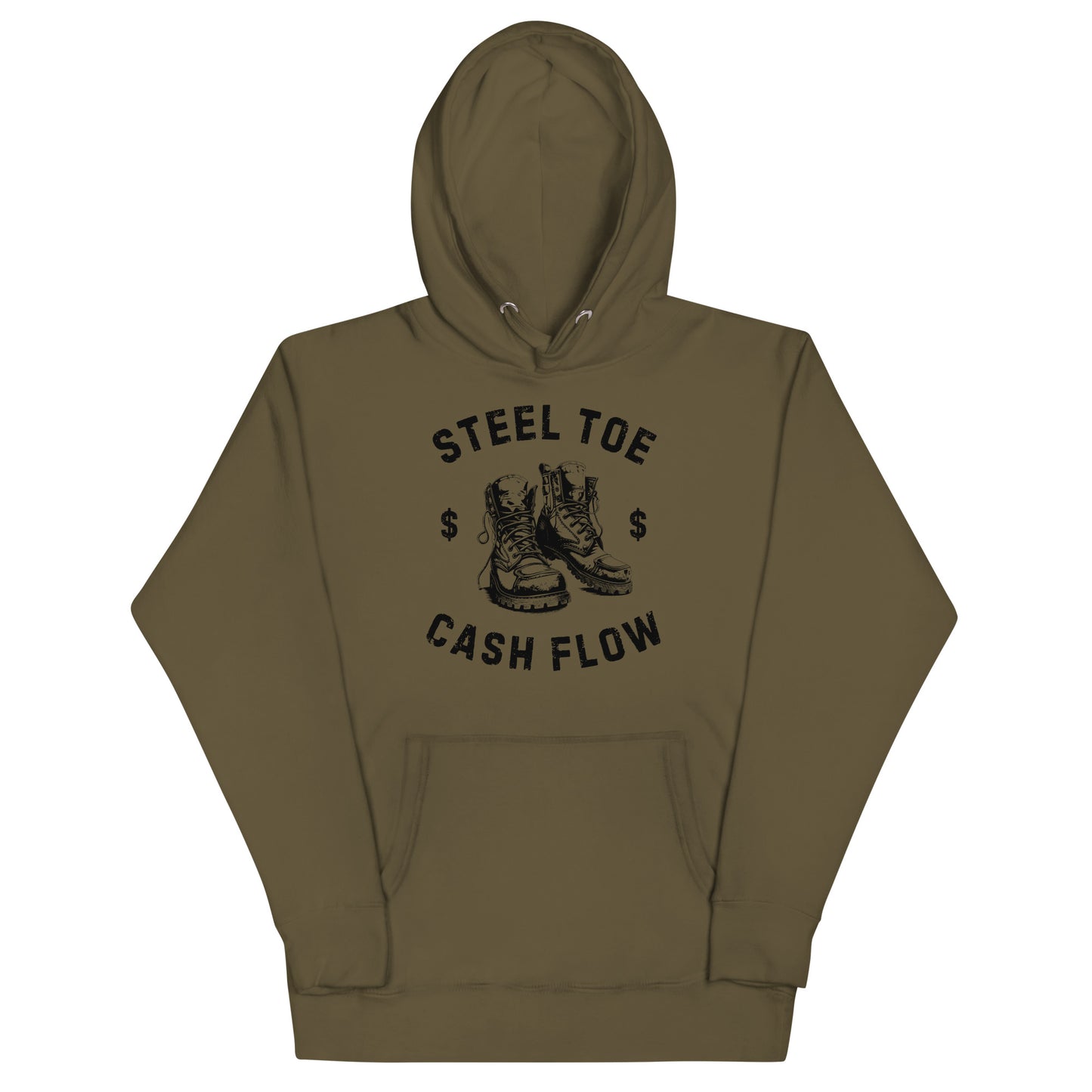 Steel Toe Blue Collar Worker Cash Flow, Unisex Hoodie