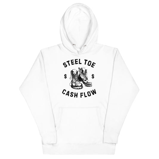 Steel Toe Blue Collar Worker Cash Flow, Unisex Hoodie