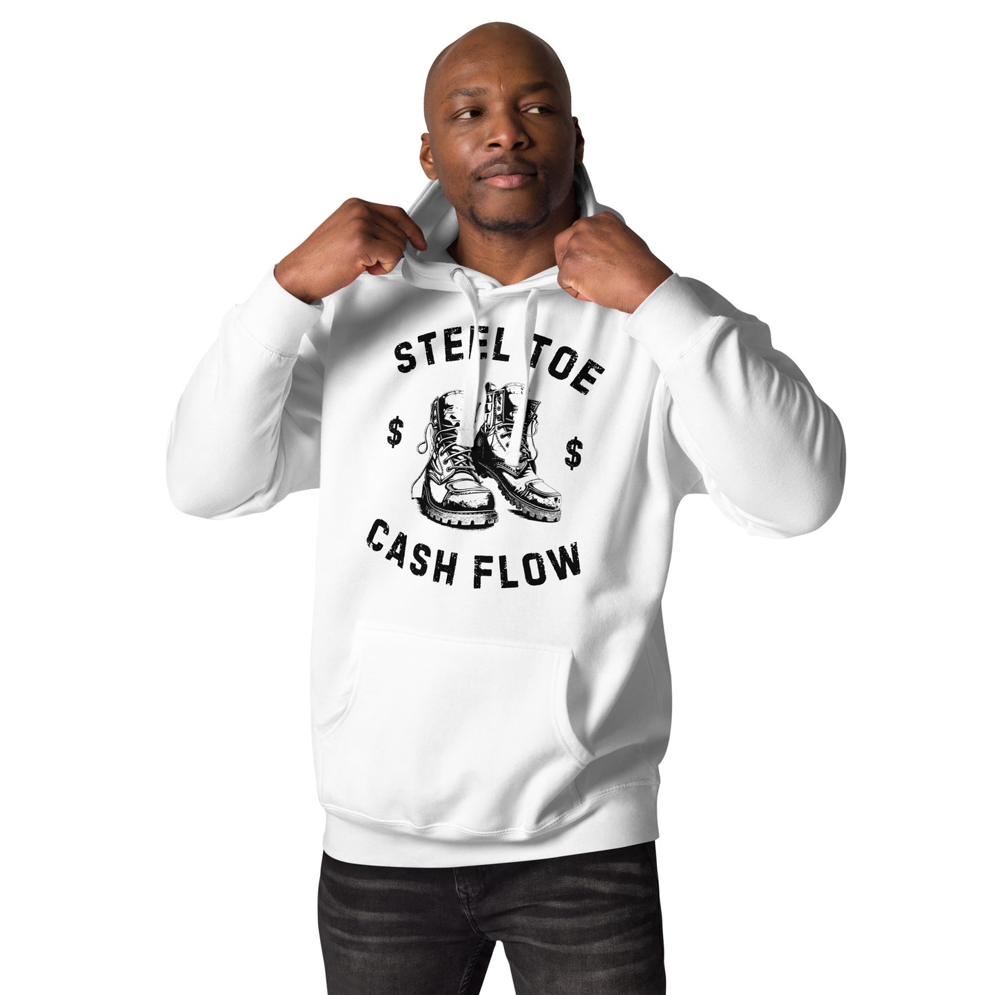 Steel Toe Blue Collar Worker Cash Flow, Unisex Hoodie