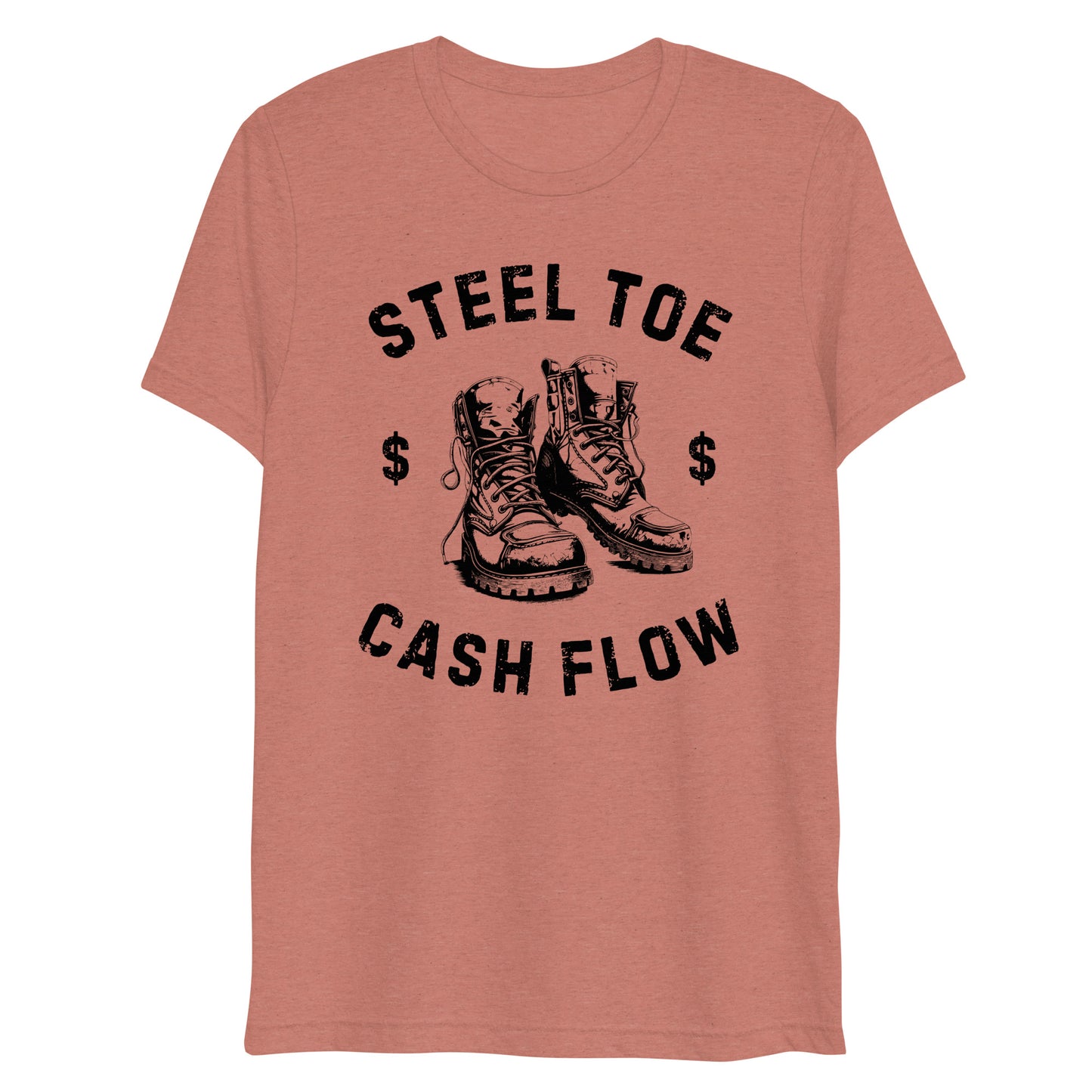 Steel Toe Blue Collar Worker Cash Flow, Short sleeve t-shirt