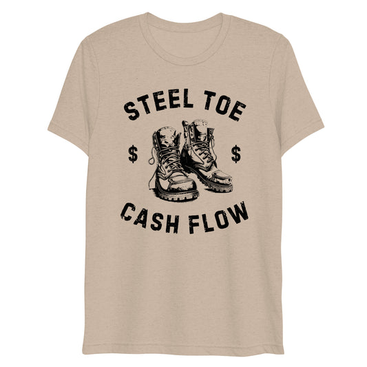 Steel Toe Blue Collar Worker Cash Flow, Short sleeve t-shirt