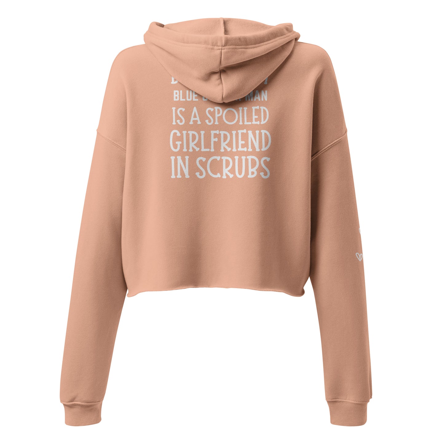 Blue Collar Girlfriend Crop Hoodie